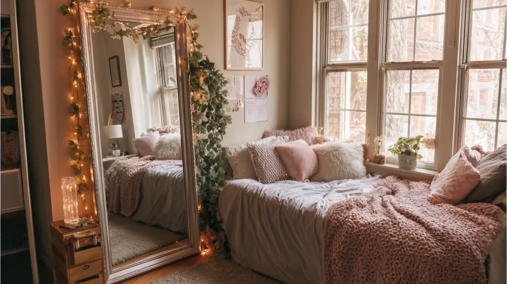 Space-Doubling Full-Length Mirror