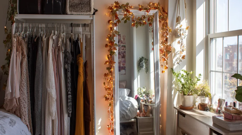 Space-Doubling Full-Length Mirror