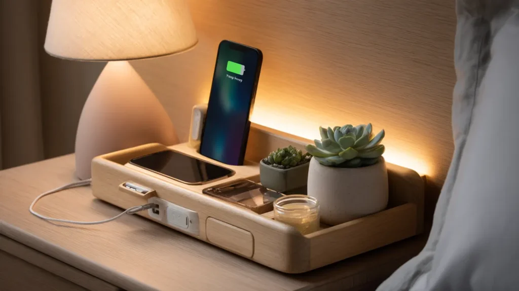 Tech-Charging Nightstand Dock