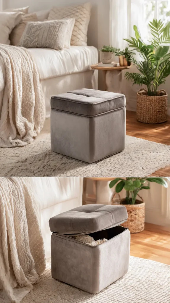 The 3-in-1 Secret Storage Ottoman