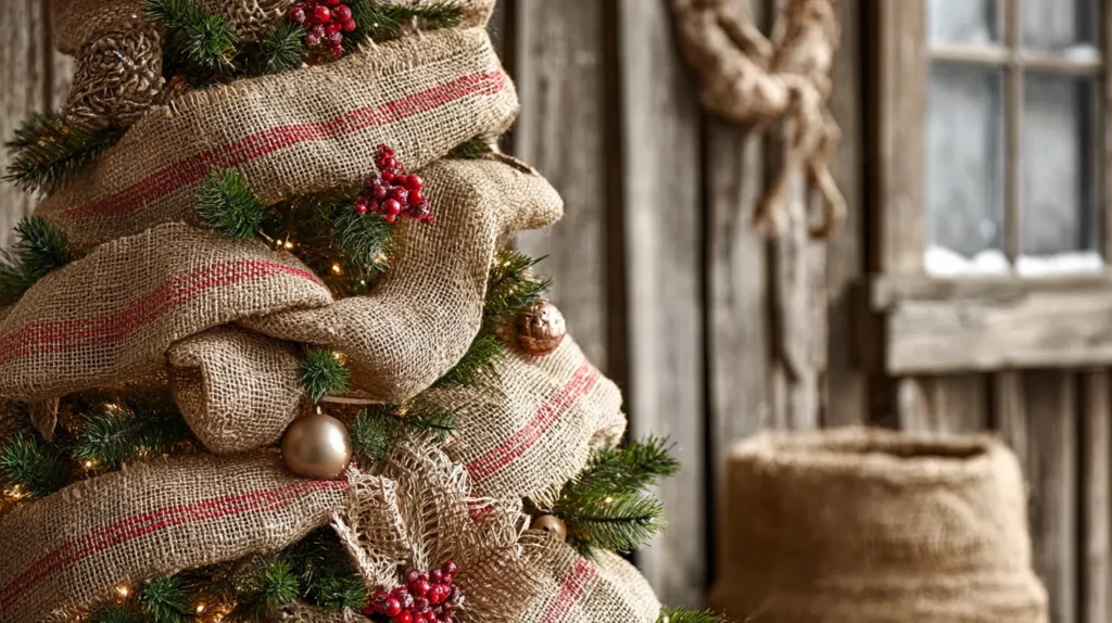 The Burlap & Jute Ribbon Tree