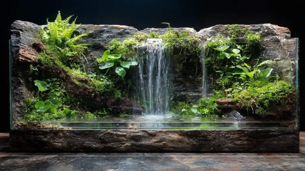 The Classic Cascading Waterfall Paludarium