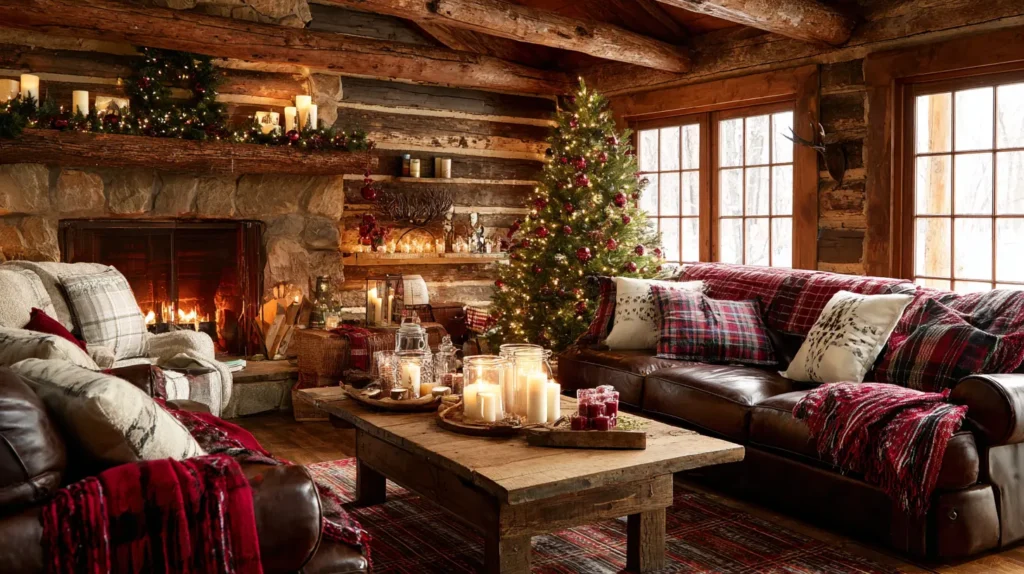 The Classic Cozy Cabin (Red & Plaid)