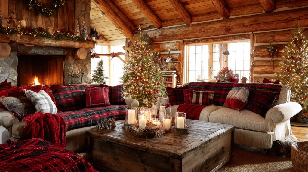 The Classic Cozy Cabin (Red & Plaid)