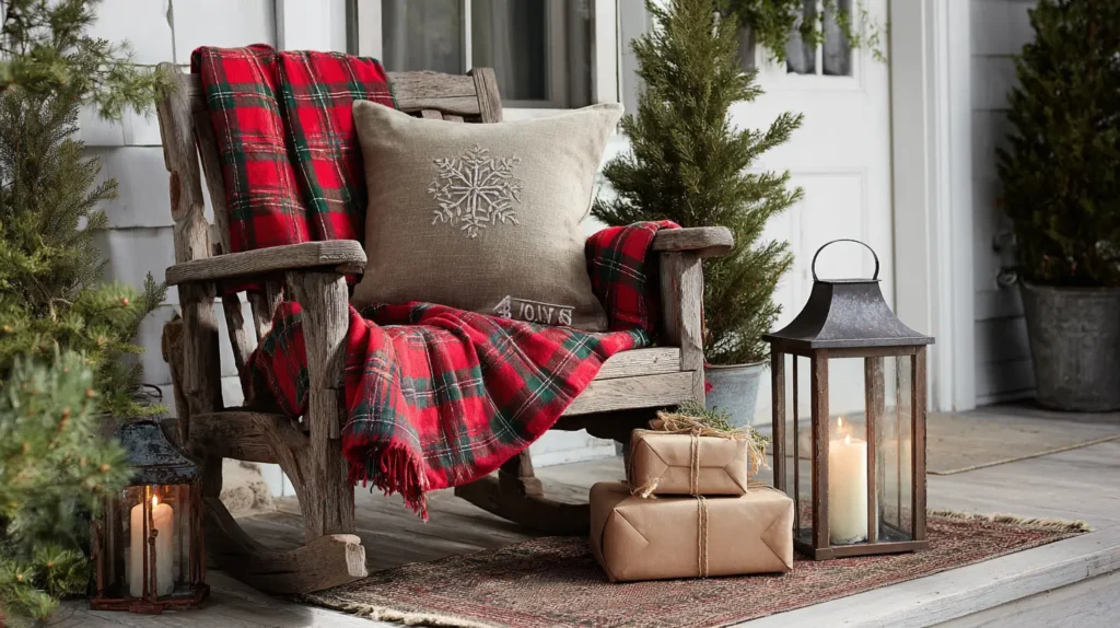 The Come Sit Cozy Porch Vignette