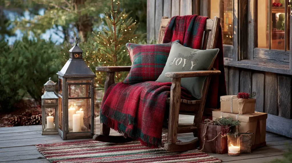 The Come Sit Cozy Porch Vignette