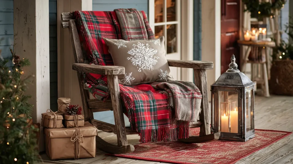 The Come Sit Cozy Porch Vignette