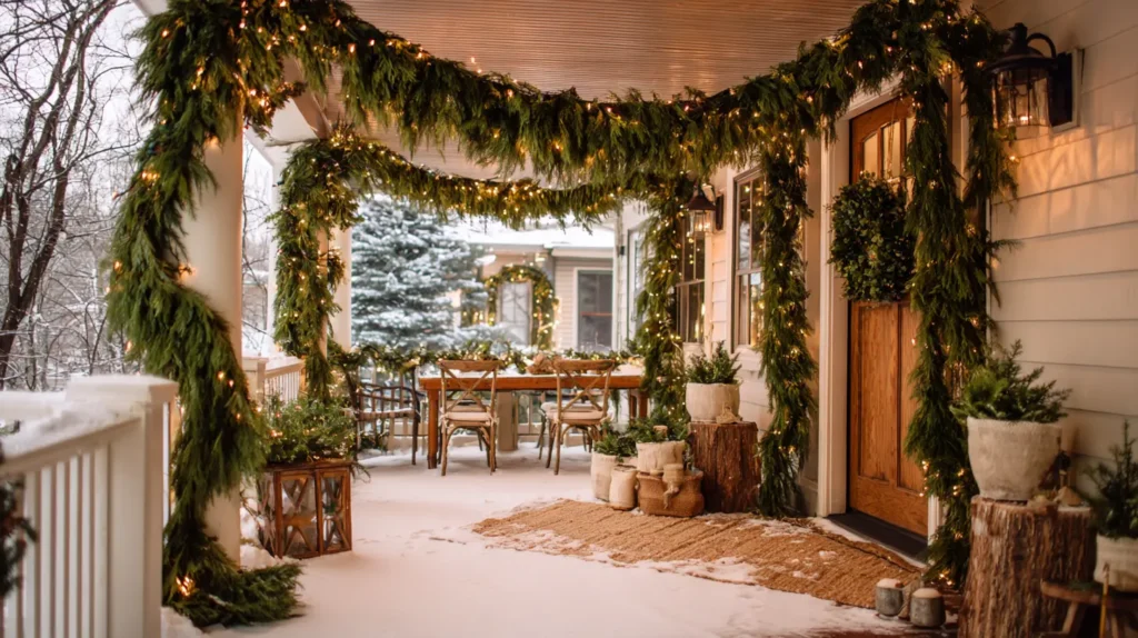 The Enchanted Evergreen Canopy (Garland & Wreaths)