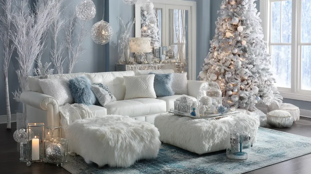 The Ethereal Winter Wonderland (White & Silver)