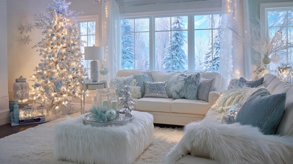 The Ethereal Winter Wonderland (White & Silver)