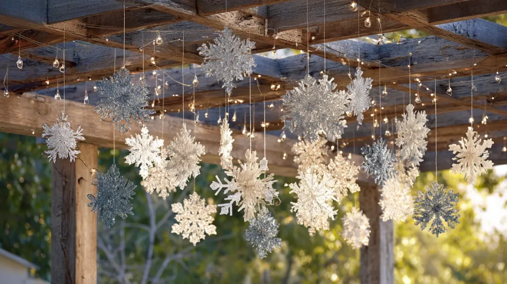 The Floating Snowflake Chandelier