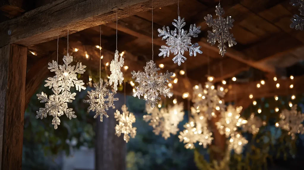 The Floating Snowflake Chandelier