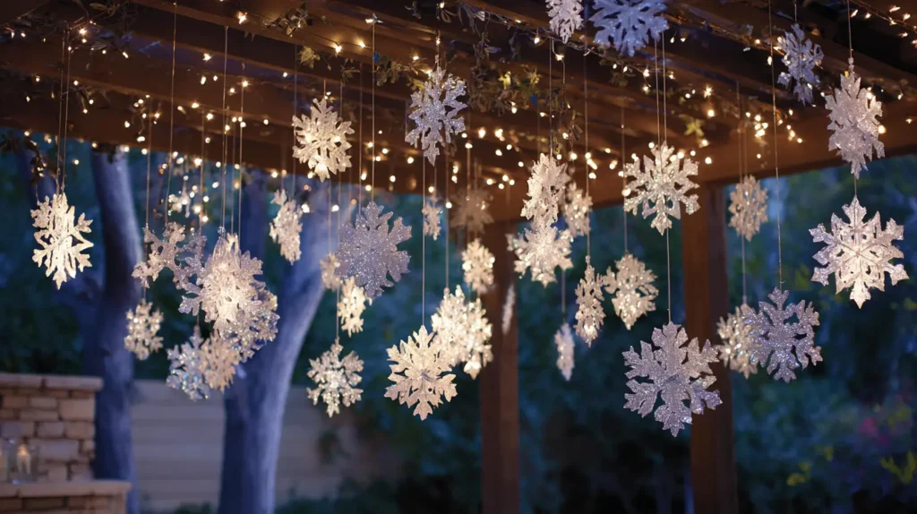The Floating Snowflake Chandelier