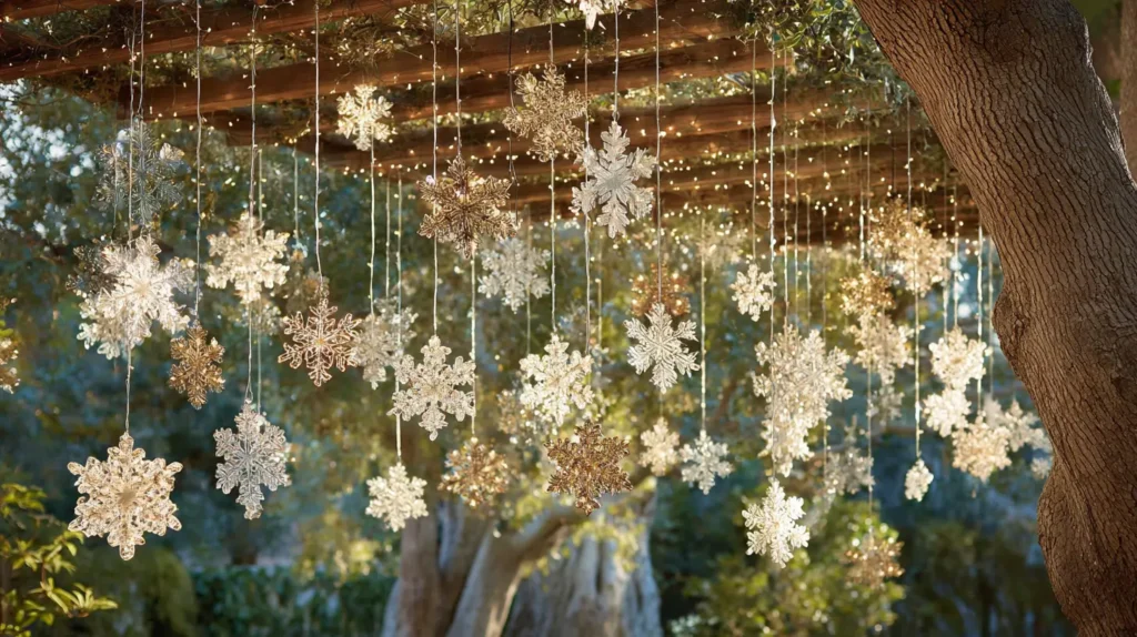 The Floating Snowflake Chandelier