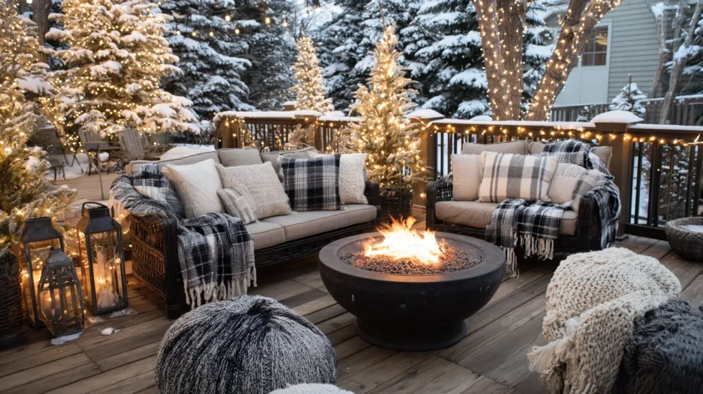 The Heart of Winter Cozy Fire Pit