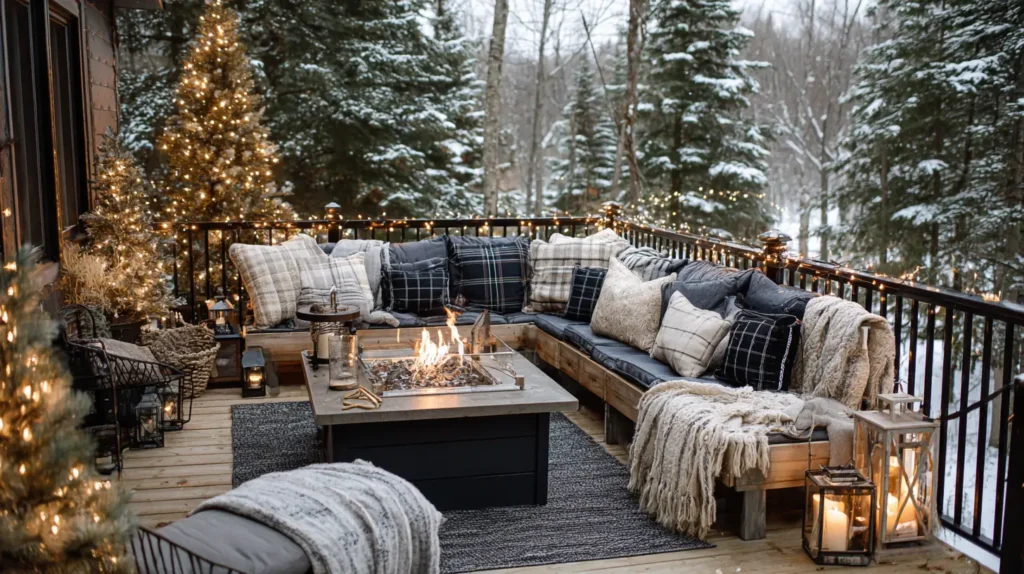 The Heart of Winter Cozy Fire Pit