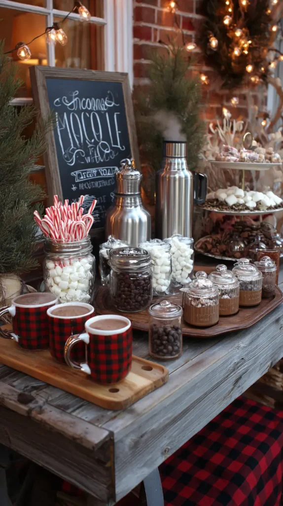 The Interactive Hot Cocoa Bar Cart