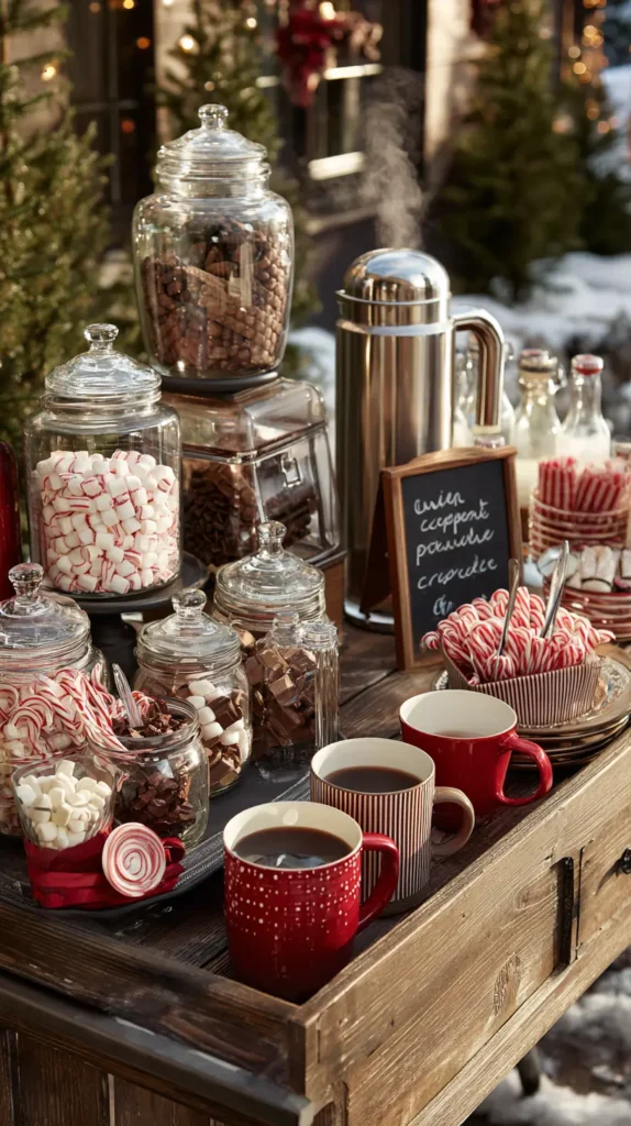 The Interactive Hot Cocoa Bar Cart