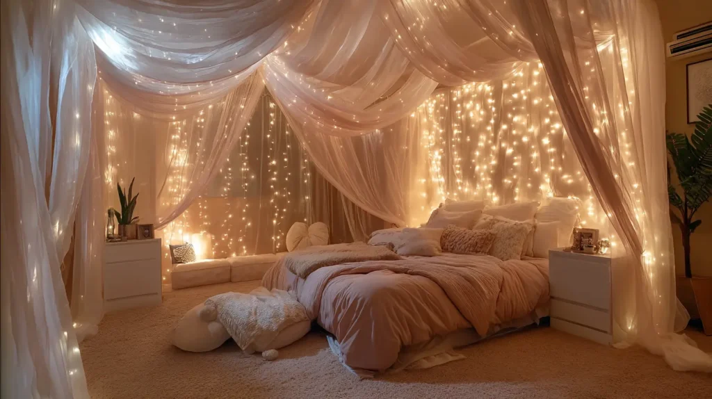 The Magical Fairy Light Canopy