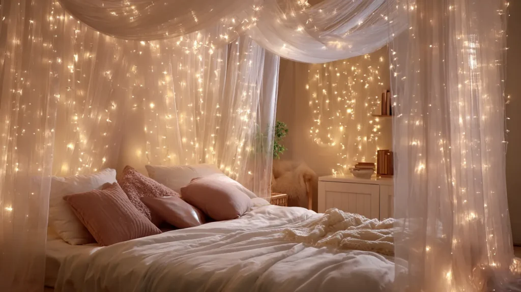 The Magical Fairy Light Canopy