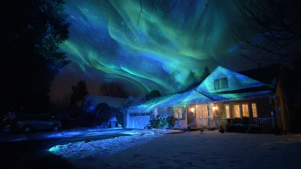 The Northern Lights Projector Show