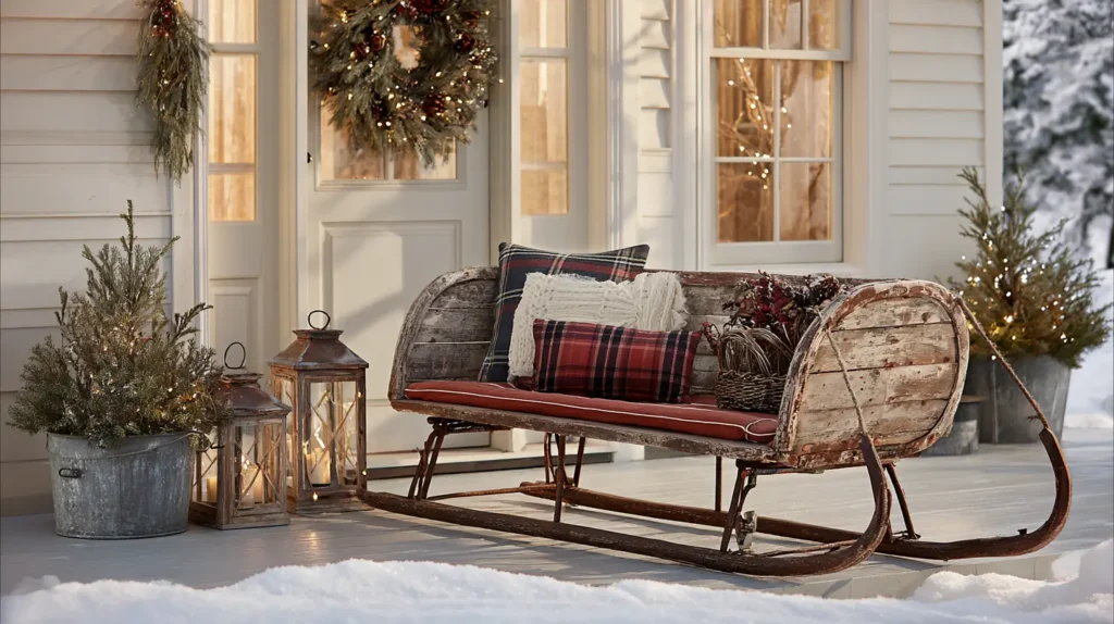 The Nostalgic Vintage Sled Display