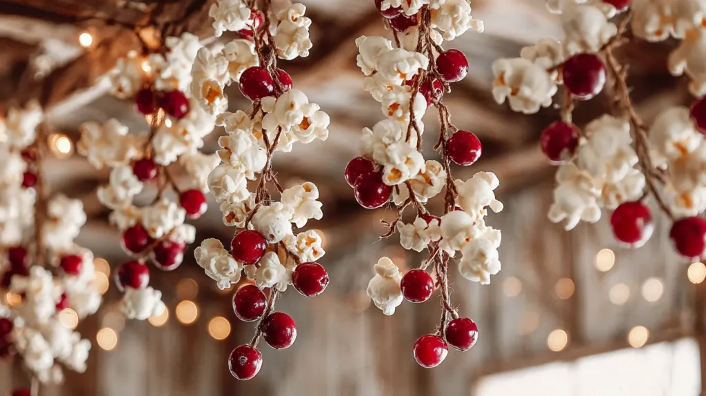 The Popcorn & Cranberry Garland