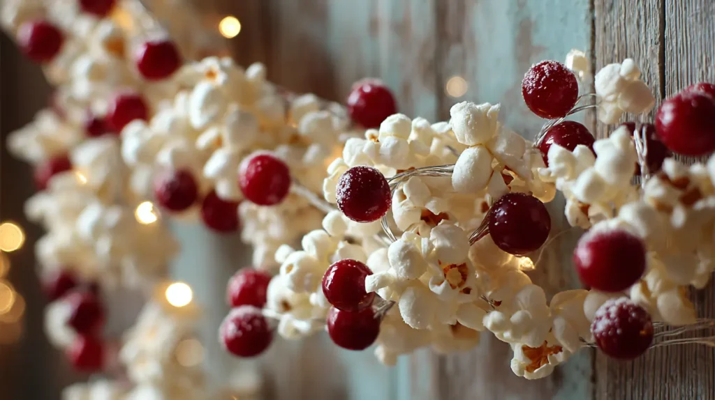 The Popcorn & Cranberry Garland