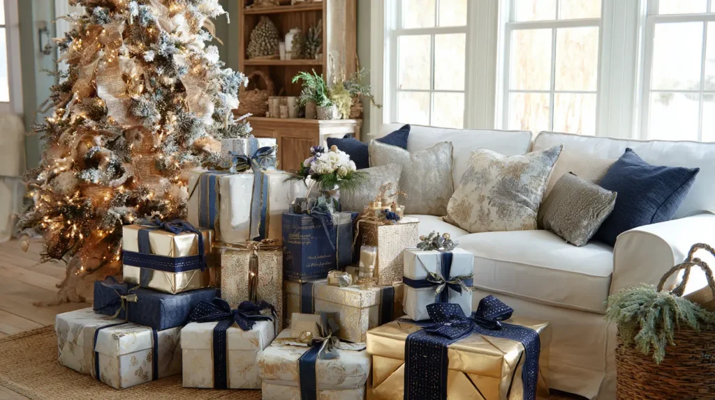 The Presents as Decor Pile