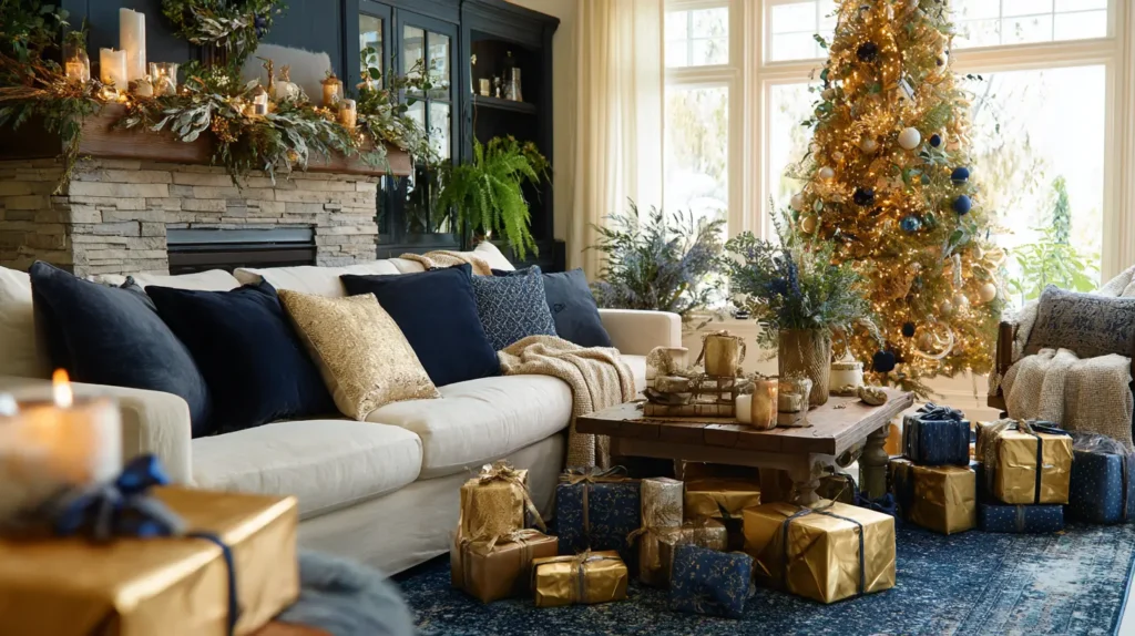 The Presents as Decor Pile