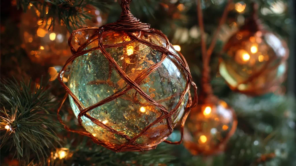 The Rustic Hammered Copper & Glass Orb