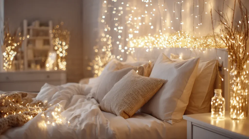 Twinkling Fairy Lights for a Magical Holiday Atmosphere