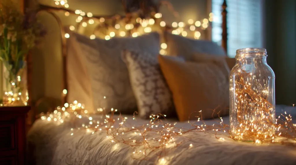 Twinkling Fairy Lights for a Magical Holiday Atmosphere
