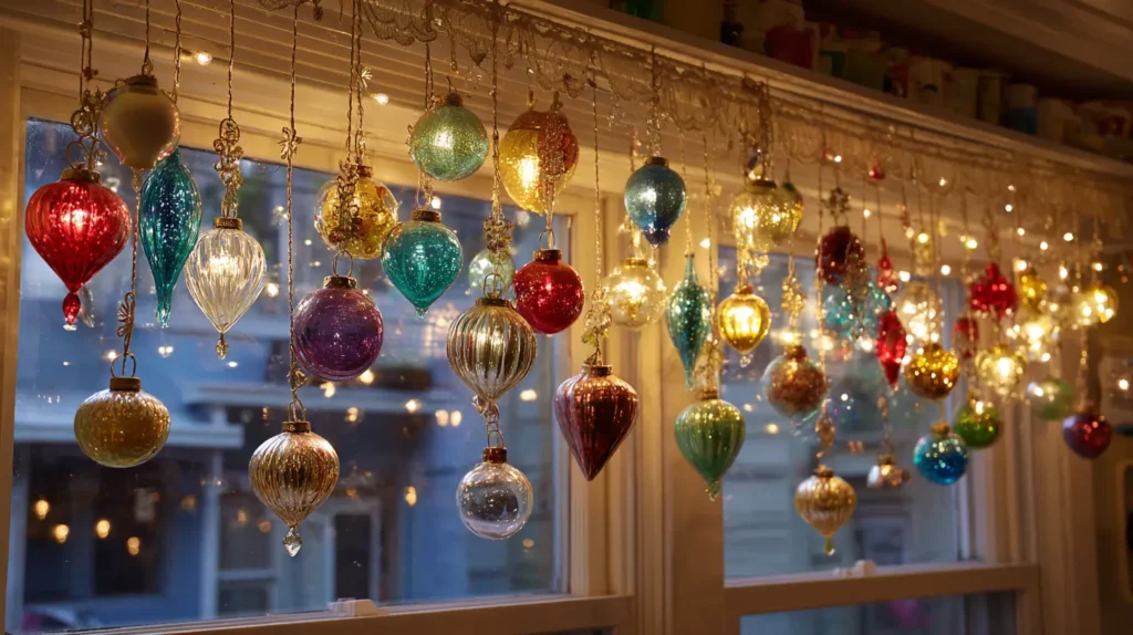 Vintage Glass Ornament Valances