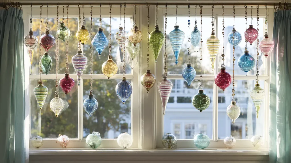 Vintage Glass Ornament Valances