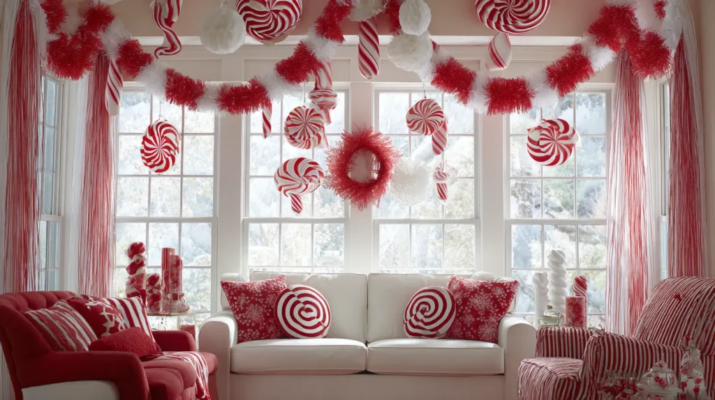 Whimsical Candy Cane and Peppermint Themes