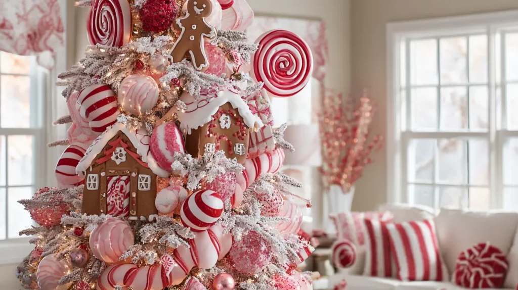 Whimsical Gingerbread and Peppermint Candy Cane Theme