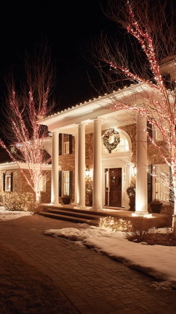 Architectural Uplighting for Columns, Bushes, and Home Features