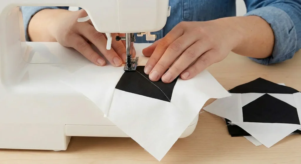 Aztec and Tribal Print Black and White Quilts