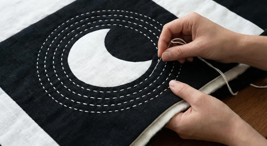 Black and White Boho Quilt Patterns for Relaxed Living Spaces