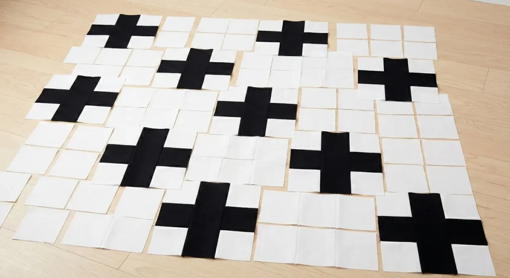 Black and White Modern Farmhouse Quilt Patterns for Bold Contrast