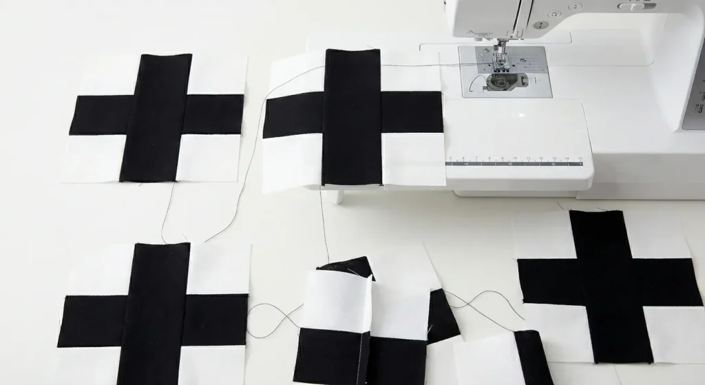 Black and White Modern Farmhouse Quilt Patterns for Bold Contrast