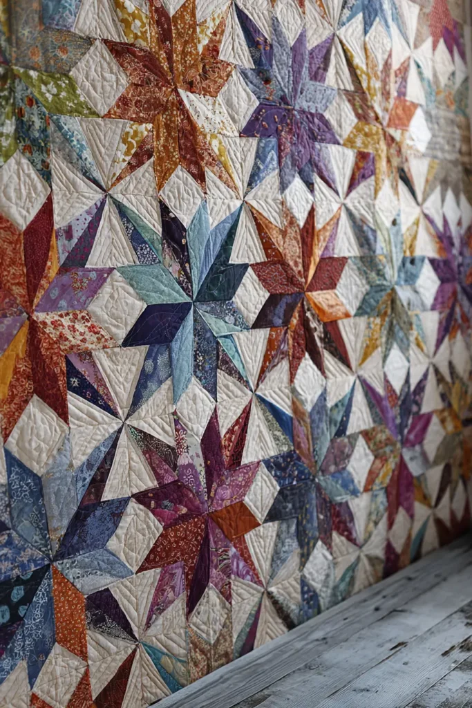 Bohemian Whimsical Star Quilt Designs