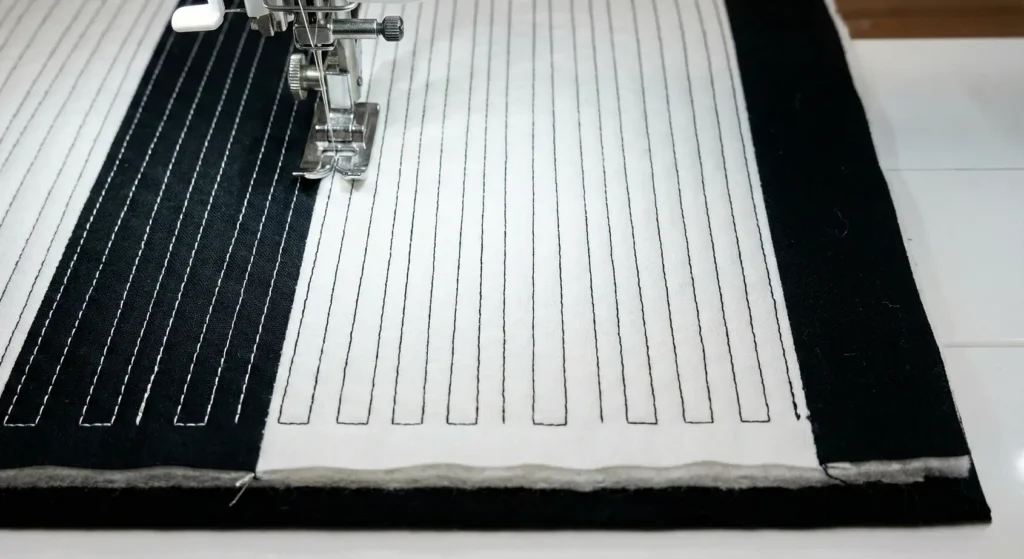 Bold Black and White Stripe Quilts for Contemporary Bedrooms