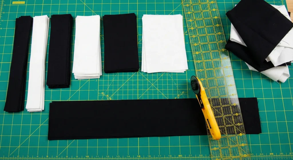 Bold Black and White Stripe Quilts for Contemporary Bedrooms