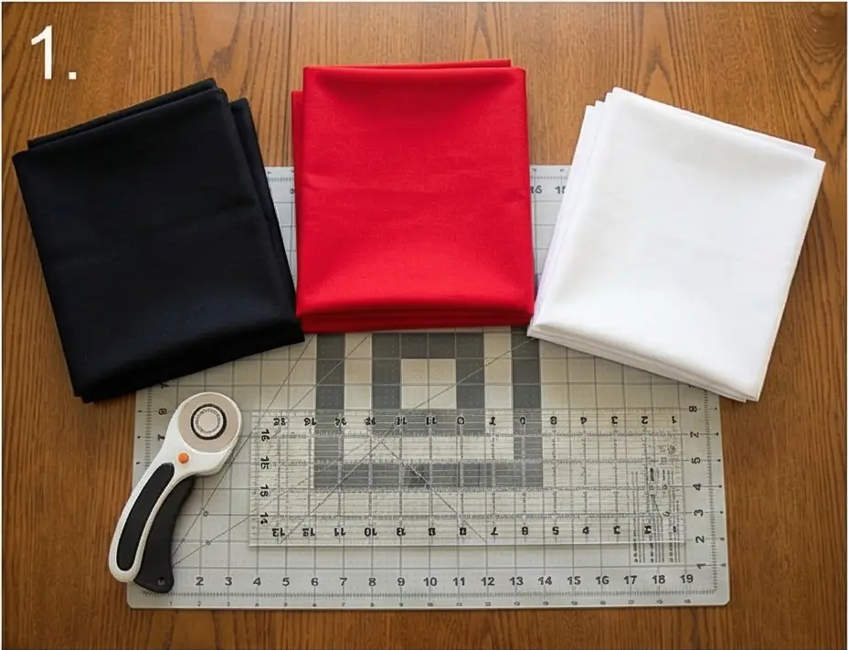 Bold Buffalo Check Red, Black, and White Bed Quilts - Plaid Bedspreads