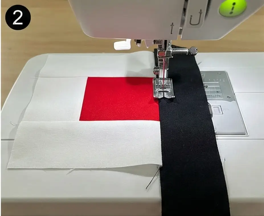 Bold Red, Black, and White Patchwork Quilt for Master Bedrooms