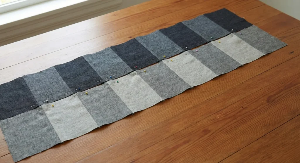 Classic Neutral Modern Farmhouse Quilt Patterns with Soft Whites and Greige