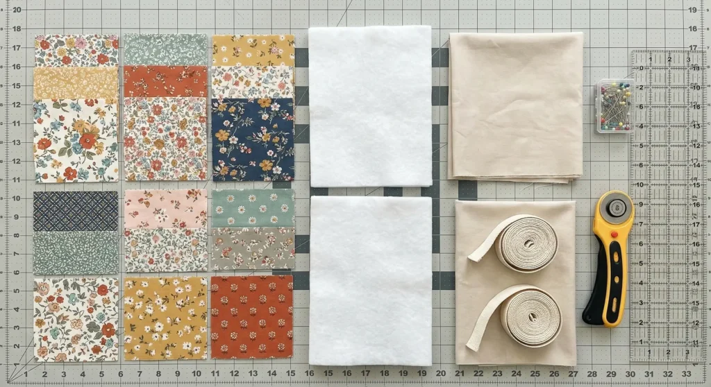 Classic Patchwork Quilted Tote Bag Pattern