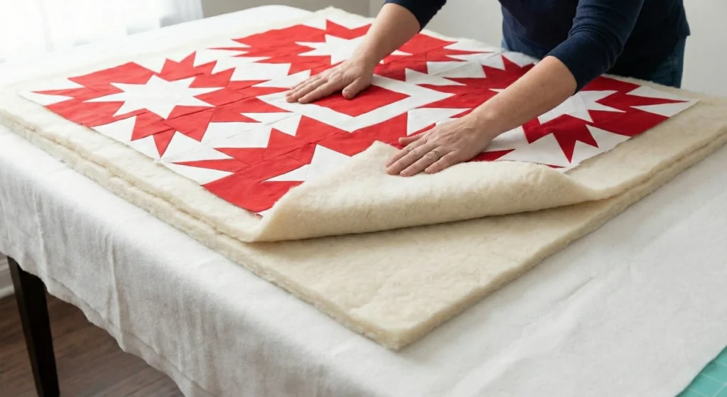 Classic Red and White Christmas Star Quilt Patterns